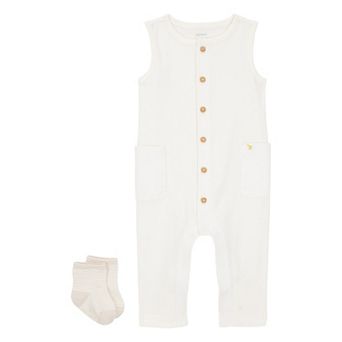 Baby Carter's 2 pc Jumpsuit & Socks Set