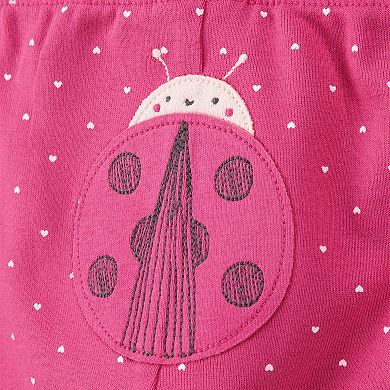 Baby Girls Carter's 3-pc. Ladybug Bodysuit & Pants Set