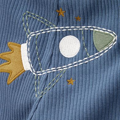 Boys Carter's 3-pc. Rocket Ship Bodysuit & Pant Set