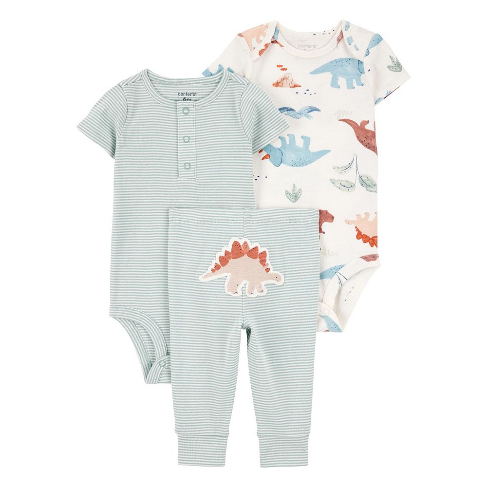 Carter's 5pc Baby Boy Dino Bodysuit Set