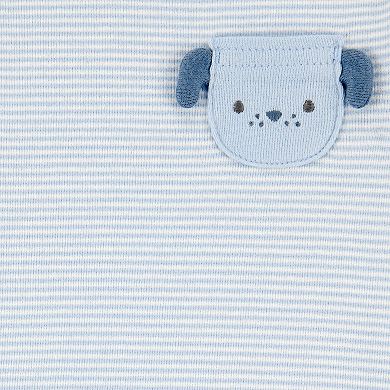 Baby Boy Carter's 4-pc. Puppy Print Top, Pant, Hat & Socks Set