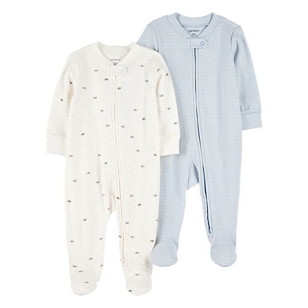 Baby Boys Carter's 2-Way Zip Cotton 2-Pc. Sleep & Play Pajama Set