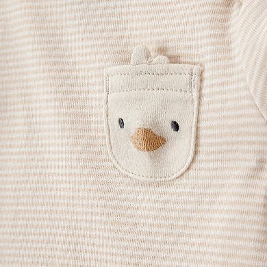 Baby Carter's 4-pc. Striped Duck Outfit Set