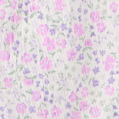 Girls Carter's 2-pc. Floral Jumpsuit & Headwrap Set
