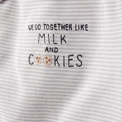 Baby Carter's 3-pc. Milk & Cookies Bodysuit & Pant Set