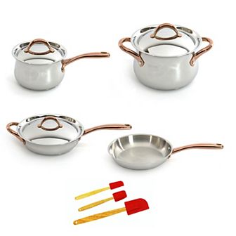 BergHOFF Ouro Gold 10 pc 18/10 Stainless Steel Cookware Set