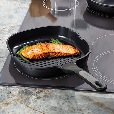 BergHOFF Leo Stone 11 pc Cookware Set With Glass Lids