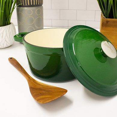 BergHOFF Neo 3 pc Cast Iron Cookware Set, Fry Pan & Round Dutch Oven