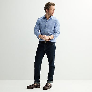 Men's Sonoma Goods For Life® Short-Sleeve Printed Slim Fit Performance Shirt