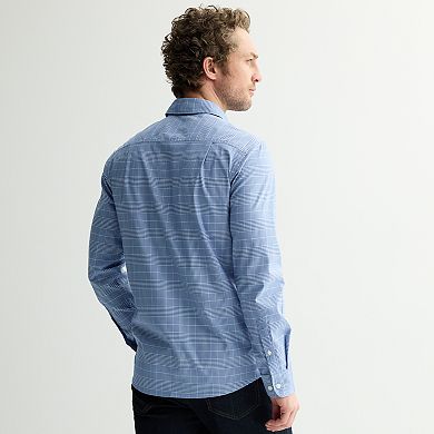 Men's Sonoma Goods For Life® Short-Sleeve Printed Slim Fit Performance Shirt