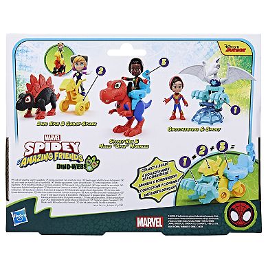 Hasbro Marvel Spidey & His Amazing Friends Dino-Webs Ghostasaurus & Spidey Figure Set