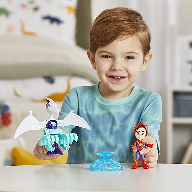 Hasbro Marvel Spidey & His Amazing Friends Dino-Webs Ghostasaurus & Spidey Figure Set