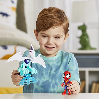 Hasbro Marvel Spidey & His Amazing Friends Dino-Webs Ghostasaurus & Spidey Figure Set