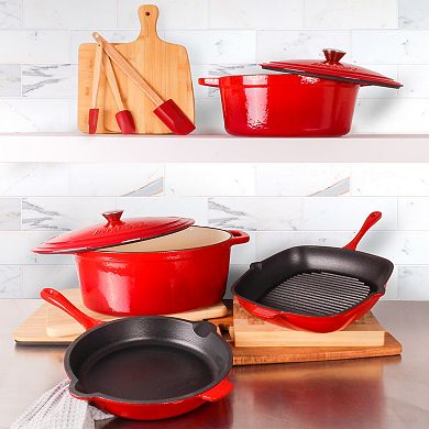 BergHOFF Neo 9 pc Cast Iron Cookware Set