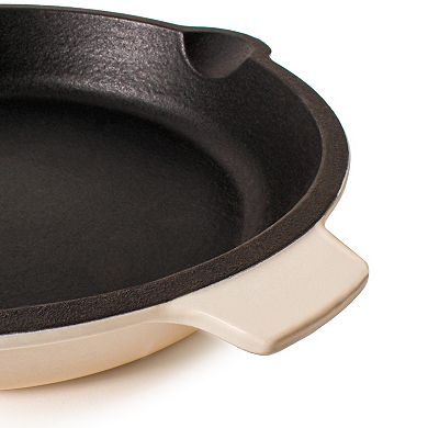 BergHOFF Neo 5 pc Cast Iron Oval Dutch Oven Set with 10" Fry Pan, 5qt. & 8qt.
