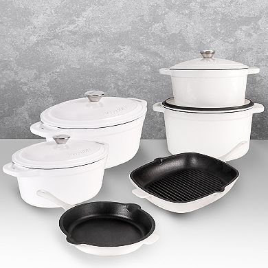 BergHOFF Neo 10 pc Cast Iron Cookware Set