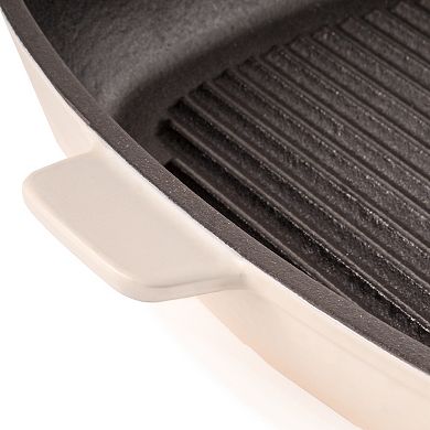 BergHOFF Neo 2 pc Cast Iron 10" Fry Pan & 11" Grill Pan Cookware Set