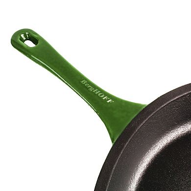 BergHOFF Neo 4 pc Cast Iron Cookware Set, Fry Pan, Grill Pan & Round Dutch Oven