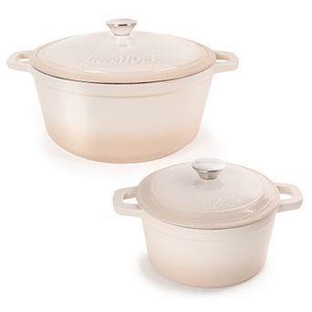 BergHOFF Neo 4 pc Cast Iron Cookware Set, 3-qt & 7-qt