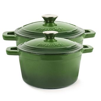 BergHOFF Neo 4 pc Cast Iron Cookware Set, 3-qt & 7-qt