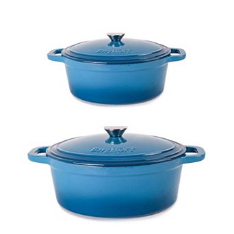 BergHOFF Neo 4 pc Cast Iron Cookware Set, 5-qt & 8-qt