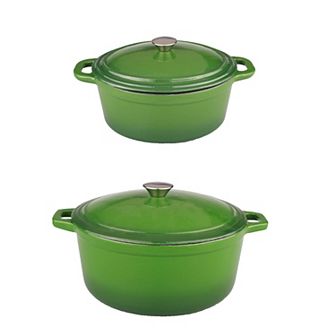 BergHOFF Neo 4 pc Cast Iron Cookware Set, 5-qt & 8-qt