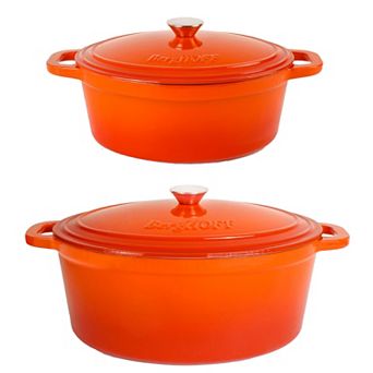 BergHOFF Neo 4 pc Cast Iron Cookware Set, 5-qt & 8-qt