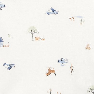 Boys Carter's 5-pk. Short Sleeve Cotton Bodysuit Set
