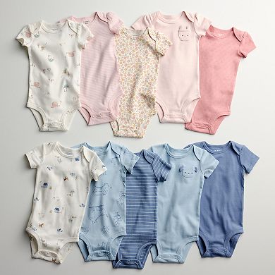 Boys Carter's 5-pk. Short Sleeve Cotton Bodysuit Set