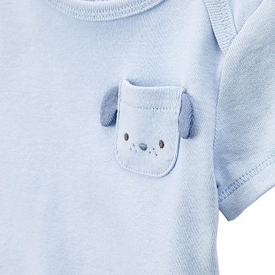 Boys Carter's 5-pk. Short Sleeve Cotton Bodysuit Set