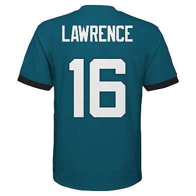 Preschool Trevor Lawrence Teal Jacksonville Jaguars Replica Player Jersey