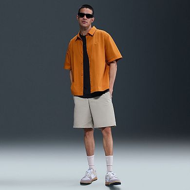 Men's Nike Club Short Sleeve Button-Down Shirt
