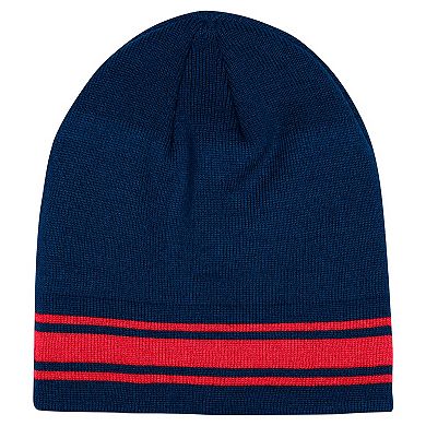 Youth Navy New England Patriots Retro Knit Beanie