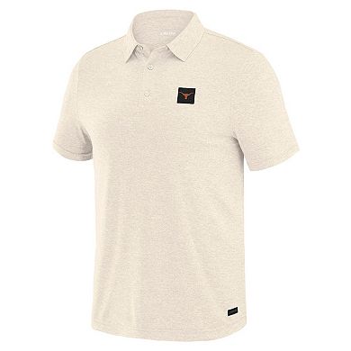Men's J. Palmer White Texas Longhorns Four Down Polo