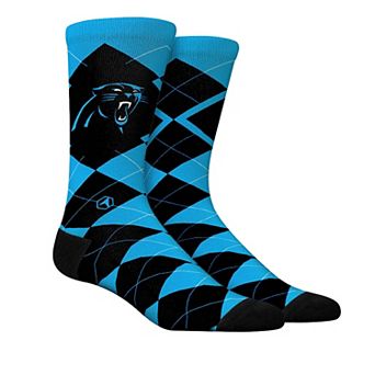Unisex Rock Em Socks Carolina Panthers Argyle Knitted Dress Socks
