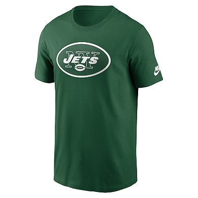 Men's Nike Kelly Green New York Jets Rewind Logo Essential T-Shirt
