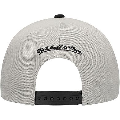 Men's Mitchell & Ness Gray San Francisco Giants Knock Out Panel Snapback Hat
