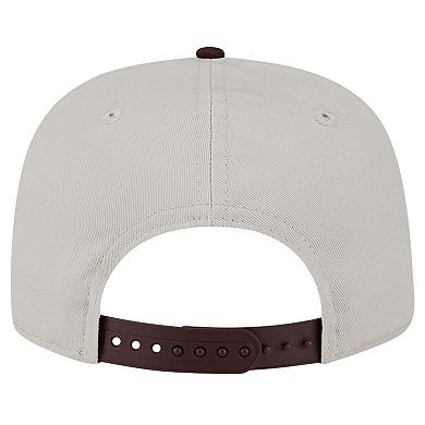 Men's New Era Cream San Diego Padres Iron Golfer Snapback Hat