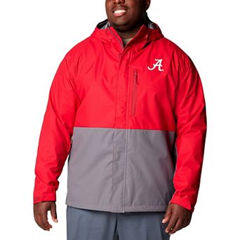 Men's Columbia Crimson Alabama Crimson Tide Big & Tall Field Bound Omni-Tech����Full-Zip Jacket