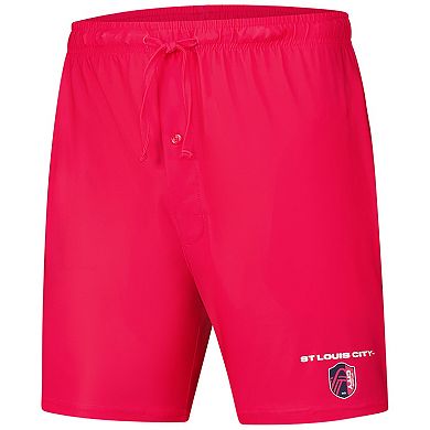 Men's Concepts Sport Red St. Louis City SC Record 2-Pack Short Set