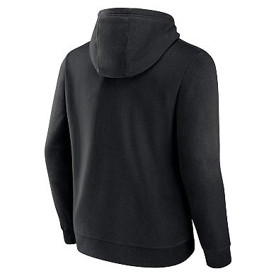 Men's Fanatics Black New Orleans Saints Pylon Outline Pullover Hoodie