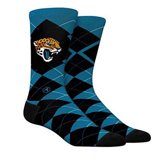 Unisex Rock Em Socks Jacksonville Jaguars Argyle Knitted Dress Socks