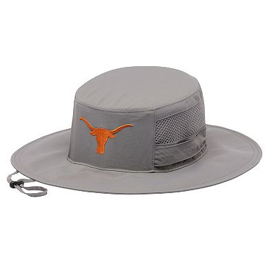 Men's Columbia Gray Texas Longhorns Bora Bora III Omni-Shade Booney Hat