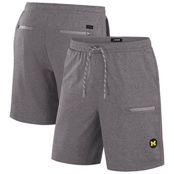 Men's J. Palmer Graphite Michigan Wolverines Home Game Shorts