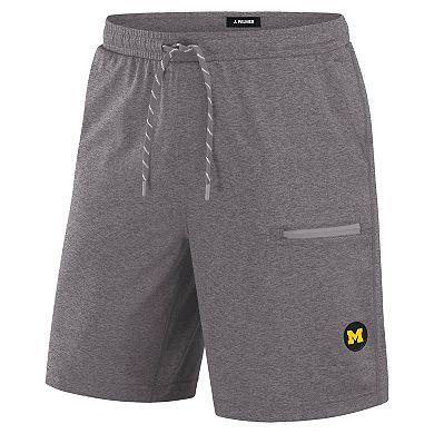 Men's J. Palmer Graphite Michigan Wolverines Home Game Shorts
