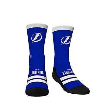 Youth Rock Em Socks Tampa Bay Lightning Gametime Stripe Crew Socks