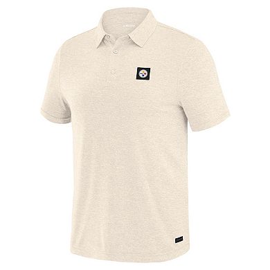 Men's J. Palmer White Pittsburgh Steelers Four Down Polo