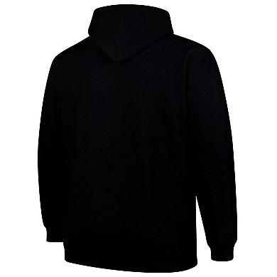 Men's Fanatics Black Kansas City Chiefs Big & Tall Pop Pullover Hoodie