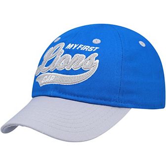 Infant Blue/Silver Detroit Lions My First Tail Sweep Slouch Flex��Hat