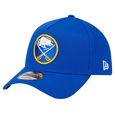 Men's New Era Royal Buffalo Sabres Core A-Frame 9FORTY Adjustable Hat